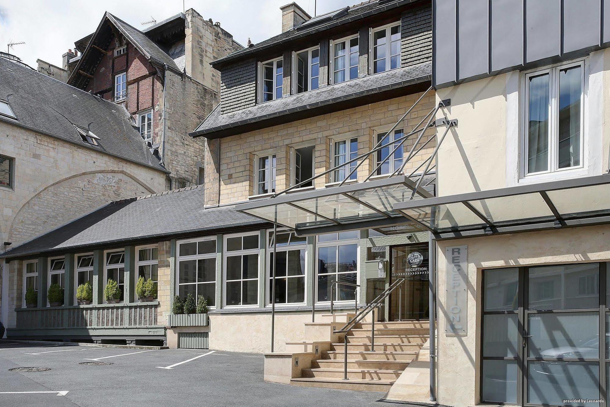 Hotel Restaurant Le Dauphin Et Le Spa Du Prieure Caen Exterior photo